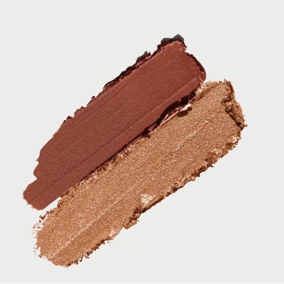 ROSE INC. SATIN & SHIMMER DUET EYESHADOW - Satin Copper & Copper Shimmer - Picture 2 of 12